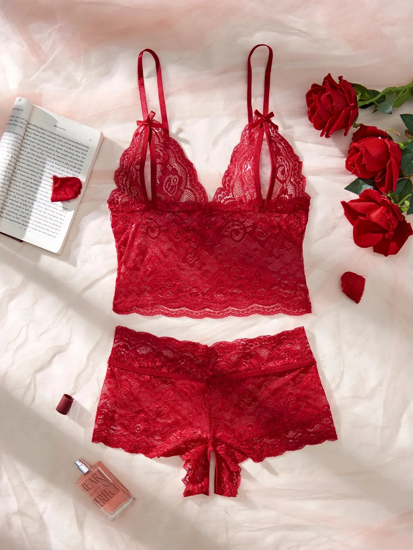 Floral Lingerie Set