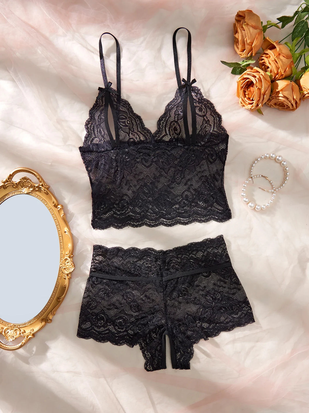 Floral Lingerie Set