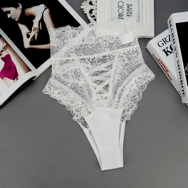 Lace Underwear Lingerie High Waist Panties Com