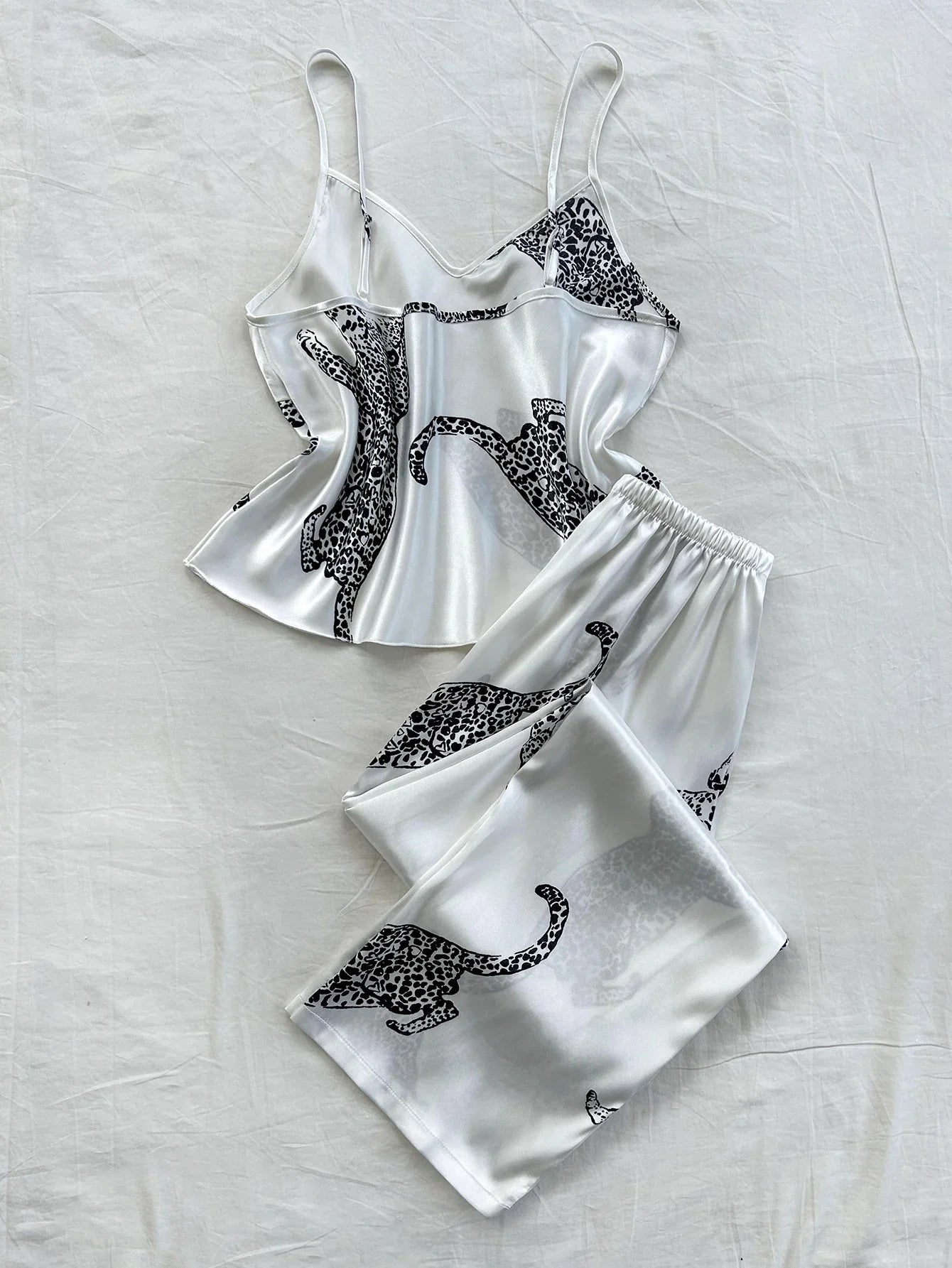 Sleepwear Summer Ice Silk Stain Com