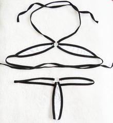 lingerie and swimwear with strappy bra