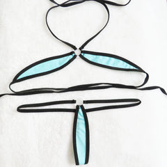 lingerie and swimwear with strappy bra