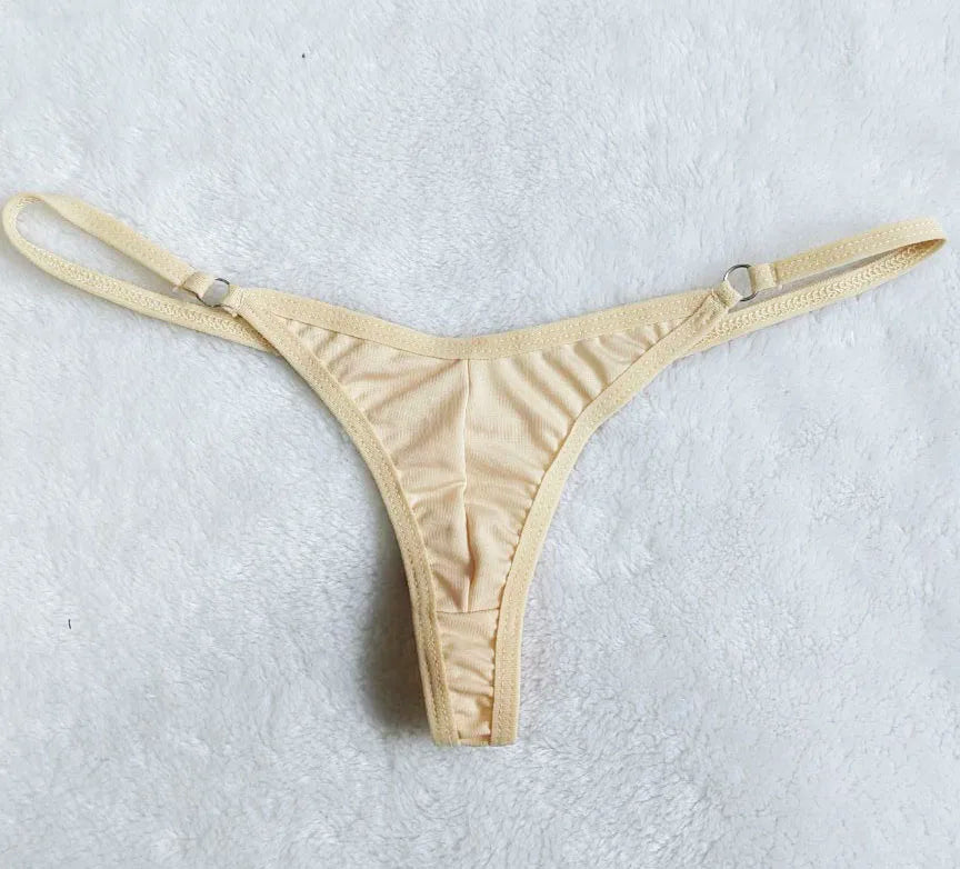 underwear mini Thong low waist T pants stretch swimsuit swimming pants Panties