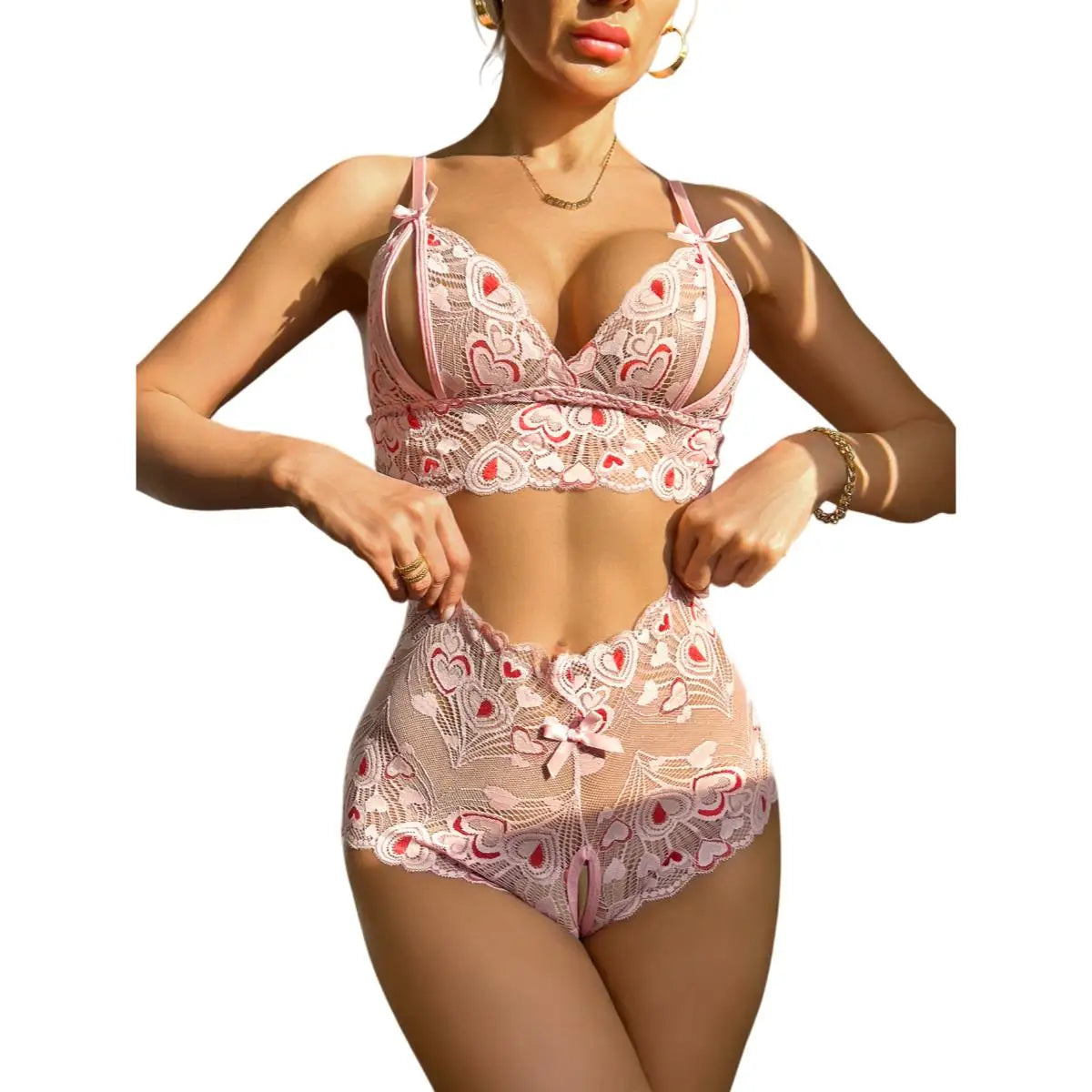 Womens Pink Underwear