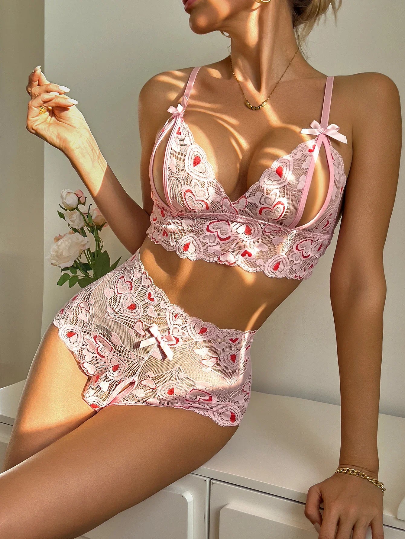 Womens Pink Underwear